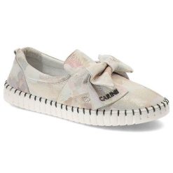 Kolorowe Półbuty Carinii Skórzane Buty Damskie. Półbuty damskie Carinii, na wiosnę, bez wzorów, z nubiku, bez obcasa, bez zapięcia. Za 239.00 zł.