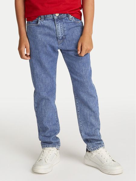 Tommy Hilfiger Jeansy Modern KB0KB09328 Niebieski Straight Fit. Niebieskie jeansy chłopięce Tommy Hilfiger, z bawełny. Za 179.99 zł.