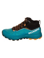 SCARPA Buty trekkingowe "Rapid" w kolorze turkusowym rozmiar: 38. Niebieskie obuwie trekkingowe damskie Scarpa, z gore-texu, bez zapięcia. Za 387.24 zł.