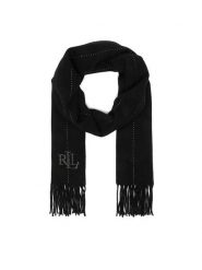 LAUREN RALPH LAUREN Szalik 454P04453006 Czarny. Czarne szaliki damskie Lauren Ralph Lauren, bez wzorów. Za 519.99 zł.