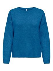 ONLY Sweter w kolorze niebieskim rozmiar: S. Niebieskie swetry klasyczne damskie Only, s, z wełny, bez kołnierzyka. Za 86.95 zł.