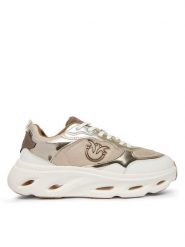 PINKO Sneakersy Pink 09 SS0167 P144 Beżowy. Brązowe obuwie sportowe damskie Pinko, ze skóry, bez zapięcia. Za 1,149.00 zł.