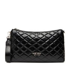 Torebka Nine West. Czarne listonoszki damskie Nine West, bez wzorów, bez dodatków. Za 179.99 zł.