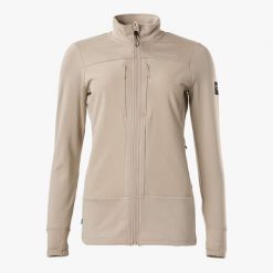 Bluza polarowa Wędrówki damska Swedemount Trondheim Wind Mid Layer Full Zip. Brązowe bluzy damskie SWEDEMOUNT, na zimę, bez wzorów, z polaru, bez kaptura. Za 249.99 zł.