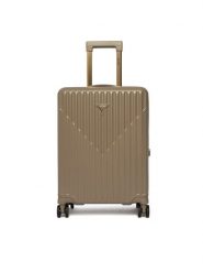 Guess Walizka kabinowa Centennial Travel TWHN96 75983 Beżowy jasny. Brązowe walizki Guess, z aplikacjami, z tworzywa sztucznego. Za 1,089.00 zł.