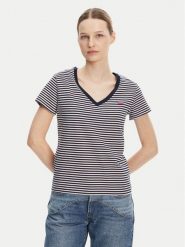 Levi's® T-Shirt Perfect Z 85341-0100 Granatowy Standard Fit. Niebieskie t-shirty damskie s, bez wzorów, z bawełny, bez kołnierzyka. Za 69.99 zł.