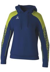 Bluza damska z kapturem Erima Evo Star. Czarne bluzy damskie Erima, bez wzorów, z materiału, z kapturem. Za 247.00 zł.