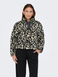 ONLY Bluza polarowa w kolorze beżowym rozmiar: L. Brązowe bluzy damskie Only, l, bez wzorów, z polaru, bez kaptura. Za 123.45 zł.