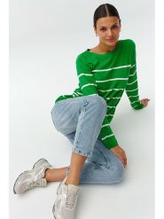 TATUUM Sweter w kolorze zielonym rozmiar: L. Zielone swetry klasyczne damskie TATUUM, l, bez kołnierzyka. Za 100.99 zł.