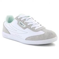 Buty do chodzenia damskie Fila FFW024713201. Białe obuwie sportowe damskie Fila, z materiału, bez zapięcia, trekkingowe. Za 481.00 zł.
