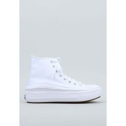 Trampki damskie Converse Chuck Taylor All Star Move Platform Hi. Białe obuwie sportowe casual damskie Converse, bez zapięcia. Za 336.99 zł.