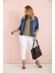 WITT WEIDEN Jegginsy w kolorze białym rozmiar: 21. Białe spodnie materiałowe damskie WITT WEIDEN, bez wzorów, z materiału. Za 30.49 zł.