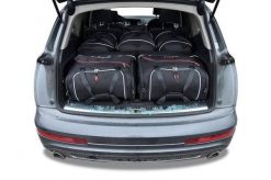 Torby Do Bagażnika Audi Q7 2005-2015 5Szt Kjust. Czarne torby podróżne KJUST, bez wzorów, z kauczuku. Za 1,542.00 zł.