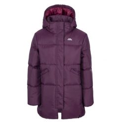 Trespass Ailie- Damska kurtka codzienna Potent Purple. Fioletowe kurtki damskie Trespass, bez wzorów, z puchu, bez kaptura. Za 290.99 zł.