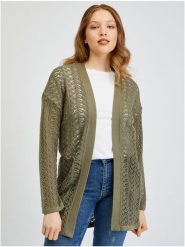 Orsay Kardigan w kolorze khaki rozmiar: M. Brązowe kardigany damskie Orsay, m, bez wzorów, z bawełny. Za 65.85 zł.