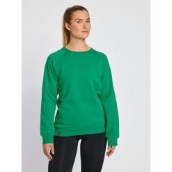 Bluza damska Hummel Red Classic. Zielone bluzy damskie Hummel, na wiosnę, s, bez wzorów, z bawełny, bez kaptura. Za 165.65 zł.
