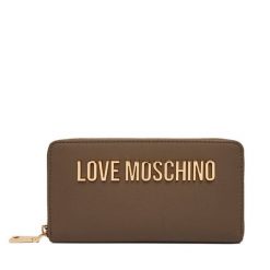 Portfel LOVE MOSCHINO. Brązowe portfele damskie Love Moschino, bez wzorów. Za 439.99 zł.