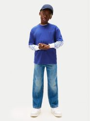 Tommy Hilfiger T-Shirt Essential Archive KB0KB09646 M Niebieski Regular Fit. Niebieskie t-shirty i koszulki chłopięce Tommy Hilfiger, bez wzorów, z bawełny, bez kołnierzyka, bez ramiączek. Za 109.99 zł.