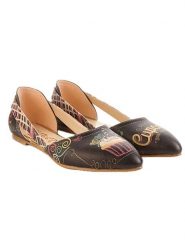 Goby Skórzane baleriny w kolorze brązowym rozmiar: 37. Brązowe balerinki damskie Goby, bez wzorów. Za 173.99 zł.