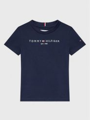 Tommy Hilfiger T-Shirt Essential KS0KS00210 M Granatowy Regular Fit. Niebieskie t-shirty i koszulki chłopięce Tommy Hilfiger, bez wzorów, z bawełny, bez kołnierzyka, bez ramiączek. Za 79.99 zł.