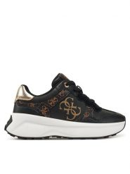 Guess Sneakersy FLPLUC FAL12 Czarny. Czarne obuwie sportowe damskie Guess, ze skóry, bez zapięcia. Za 309.99 zł.
