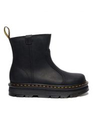 Dr. Martens Skórzane botki "Zebzag Rigger" w kolorze czarnym rozmiar: 40. Czarne botki damskie Dr Martens, bez obcasa, bez zapięcia. Za 579.95 zł.