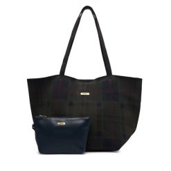 Torebka Barbour. Zielone shopper bag Barbour, bez dodatków. Za 744.99 zł.