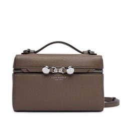 Torebka Tory Burch. Szare listonoszki damskie Tory Burch, bez wzorów, bez dodatków. Za 1,609.00 zł.