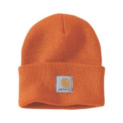 Czapka zimowa Carhartt Acrylic Watch Hat. Brązowe czapki damskie Carhartt, na zimę, bez wzorów. Za 68.74 zł.