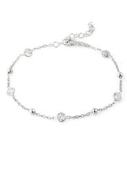 Lodie Silver Srebrna bransoletka z cyrkoniami rozmiar: onesize. Szare bransoletki damskie Lodie Silver, srebrne. Za 92.45 zł.