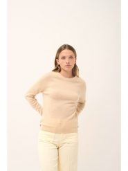 Just Cashmere Kaszmirowy sweter "Jane" w kolorze beżowym rozmiar: M. Brązowe swetry klasyczne damskie Just Cashmere, m, z kaszmiru, bez kołnierzyka. Za 245.38 zł.