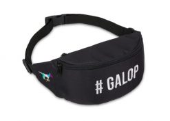 Saszetka nerka jeździecka GALOP WEAR #Galop. Czarne nerki i saszetki damskie GALOP WEAR, bez wzorów. Za 99.00 zł.