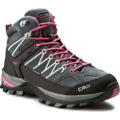 Trekkingi CMP - Rigel Mid Wmn Trekking Shoes Wp 3Q12946 Grey/Fuxi 103Q. Szare obuwie trekkingowe damskie CMP, z materiału. W wyprzedaży za 279.00 zł.