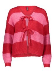 Pieces Kardigan w kolorze czerwono-jasnoróżowym rozmiar: M. Czerwone kardigany damskie Pieces, m, bez wzorów. Za 100.99 zł.