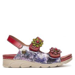 Sandały Laura Vita. Sandały damskie LAURA VITA, bez wzorów, bez obcasa, na koturnie, bez zapięcia. Za 459.99 zł.