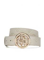 Guess Pasek Damski BW9182 P4435 Szary. Szare paski damskie Guess, z aplikacjami, ze skóry. Za 299.99 zł.