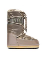 Moon Boot Śniegowce 80D1401680 M Złoty. Żółte kozaki dziewczęce Moon Boot, bez wzorów, ze skóry, bez obcasa, bez zapięcia. Za 759.99 zł.
