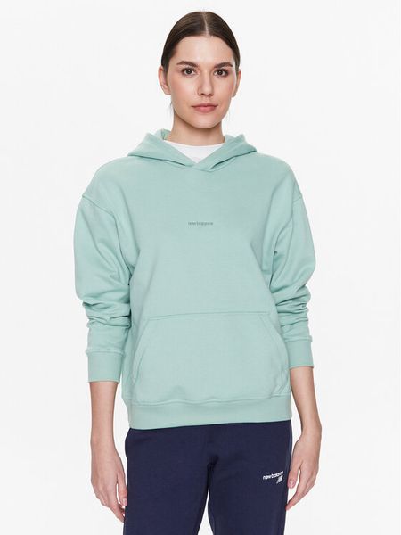 New Balance Bluza Athletics Nature WT23554 Zielony Oversize. Zielone bluzy damskie New Balance, s, bez wzorów, bez kaptura. Za 429.99 zł.