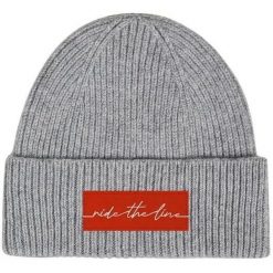 Odzież Beanies unisex SkatePro RIDE THE LINE Czapka Beanie - Szary. Szara czapki damskie SKATEPRO, bez wzorów. Za 75.99 zł.