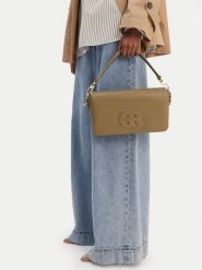 GINO ROSSI Torebka EO-LDA8553 Khaki. Brązowe torebki klasyczne damskie Gino Rossi, z materiału, bez dodatków. Za 279.99 zł.