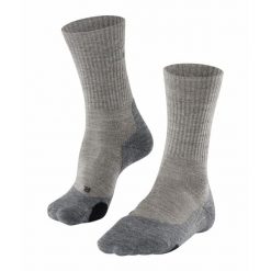 Skarpetki damskie Falke TK2 Wool. Brązowe skarpetki damskie Falke, bez wzorów, z materiału. Za 177.50 zł.