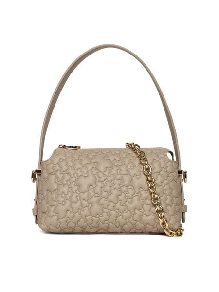 TOUS Torebka Puffy Bear 2002305043 Beżowy. Brązowe torebki klasyczne damskie tous, ze skóry, bez dodatków. Za 799.99 zł.