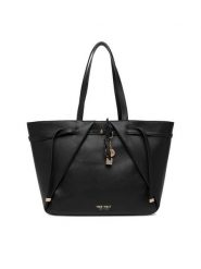 Nine West Torebka CEO-Inari-LDA8426A Czarny. Czarne shopper bag Nine West, bez wzorów, z materiału, bez dodatków. Za 249.99 zł.