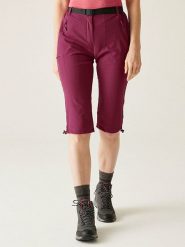 Regatta Bermudy funkcyjne "Xrt Light" w kolorze fioletowym rozmiar: 48. Różowe spodnie dresowe damskie Regatta, bez wzorów, z materiału. Za 91.99 zł.