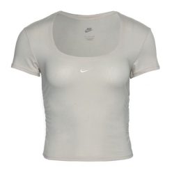 Koszulka damska Nike Sportswear Chill Knit. Niebieskie bluzki damskie Nike, l, bez wzorów, bez kołnierzyka, bez ramiączek. Za 119.99 zł.