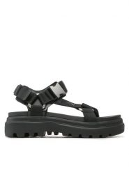 Palladium Sandały Pallacruise Strap 97465-001-M Czarny. Czarne sandały damskie Palladium, bez wzorów, z materiału, bez obcasa, na płaskiej podeszwie, bez zapięcia. Za 229.99 zł.