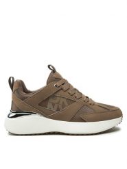 DKNY Sneakersy Zofi K4402944 Zielony. Zielone obuwie sportowe damskie DKNY, z materiału, bez zapięcia. W wyprzedaży za 369.99 zł.