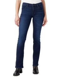 Wrangler Dżinsy - Boot fit - w kolorze granatowym rozmiar: W28/L30. Niebieskie jeansy damskie Wrangler. Za 180.49 zł.