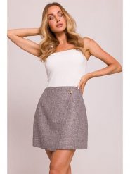 Made of emotion Spódnica w kolorze antracytowym rozmiar: M. Czarne spódnice damskie Made Of Emotion, m, bez wzorów, mini. Za 189.99 zł.