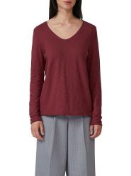 S.Oliver Koszulka w kolorze bordowym rozmiar: 38. Czerwone bluzki damskie S.Oliver, s, bez wzorów, z bawełny, bez kołnierzyka, bez ramiączek. Za 52.99 zł.